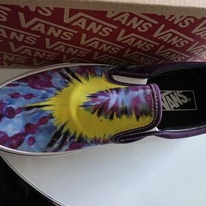 Vans Colorful Tie-Dye Slip-Ons